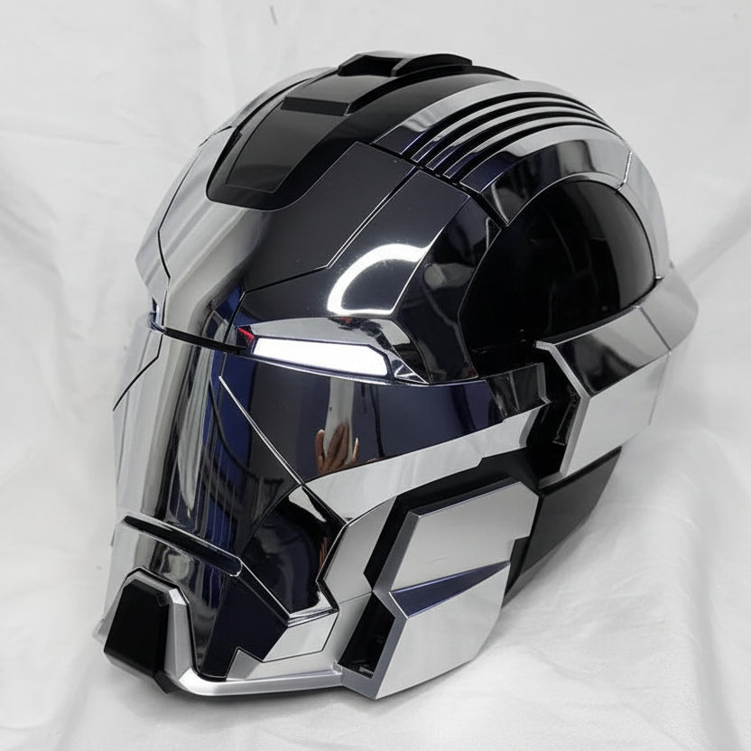 Iron Man MK17 Heartbreaker Animatronic Helmet 13-Servo Voice Control LED Wearable Collectible Prop
