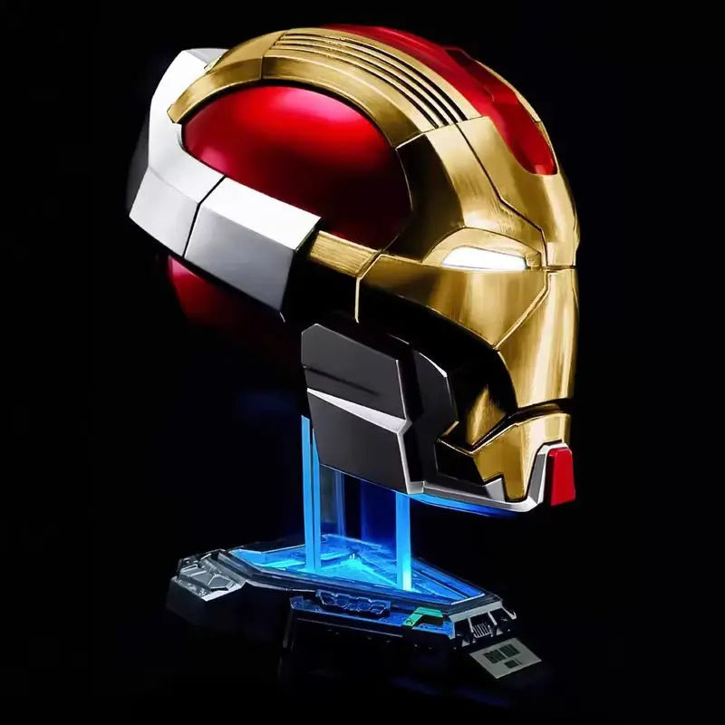 Iron Man MK17 Heartbreaker Animatronic Helmet 13-Servo Voice Control LED Wearable Collectible Prop
