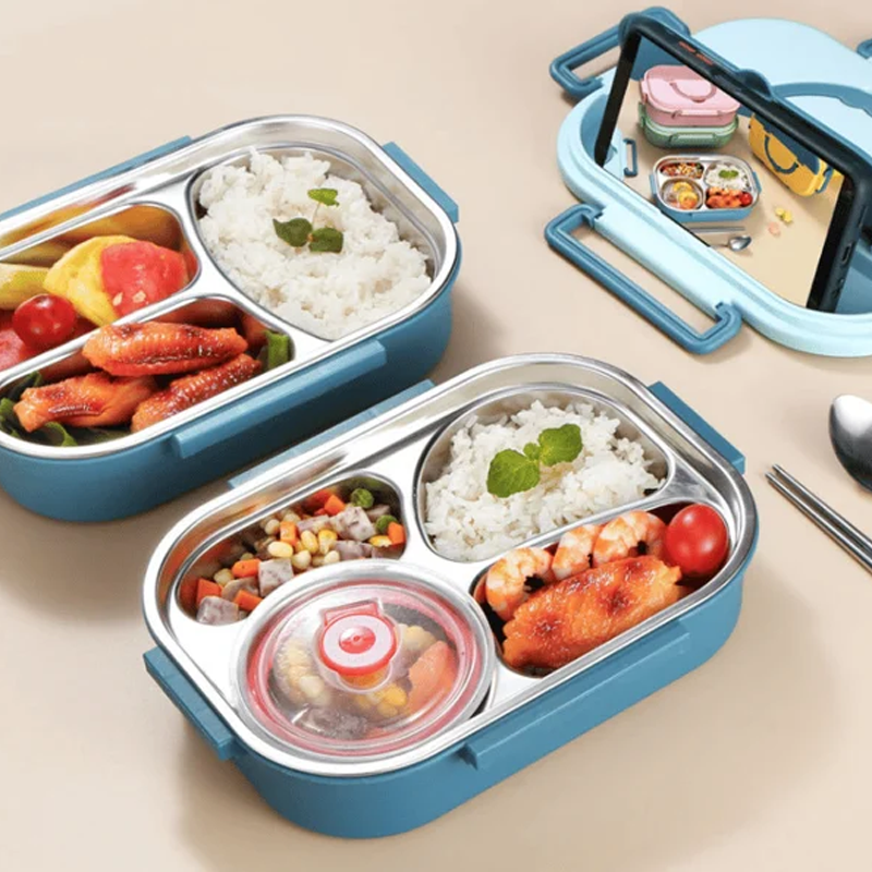 InsulaSteel™ Premium Thermal Lunch Box | Multi-Layer Stainless Steel Food Jar