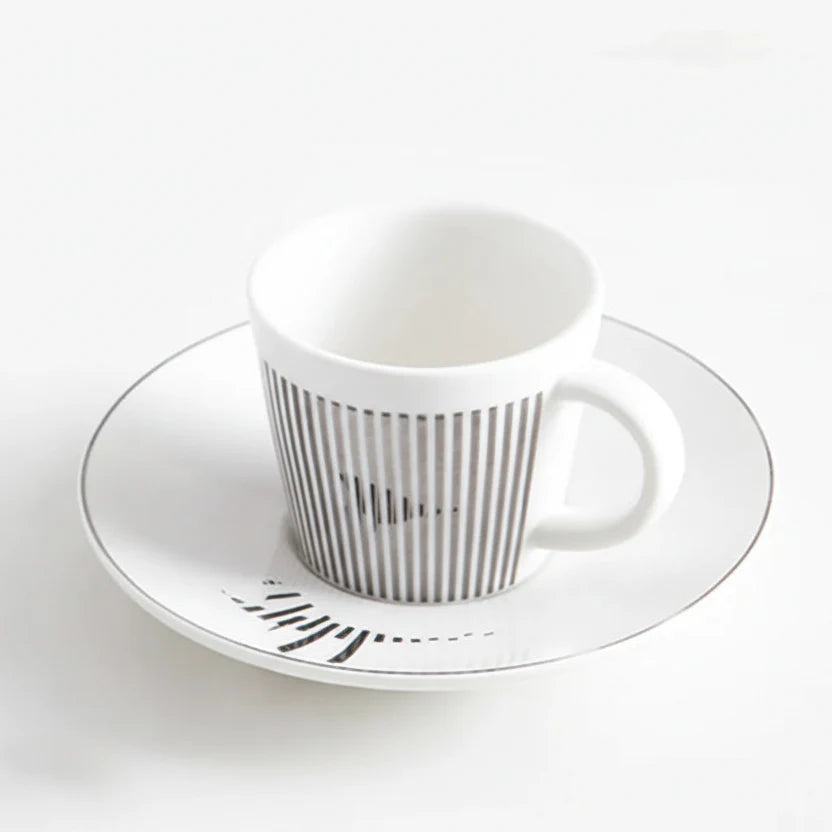 Luycho Anamorphic Mirror Reflection Cup | Creative Horse & Hummingbird Coffee & Tea Set