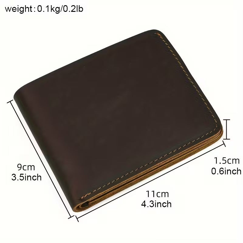 Men's Slim Bifold Front Pocket Wallet