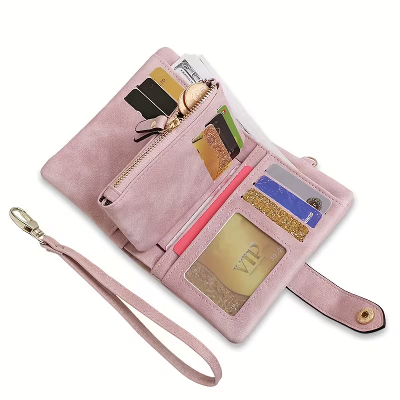 Personalized Women's Bifold Wallet with Card Slots