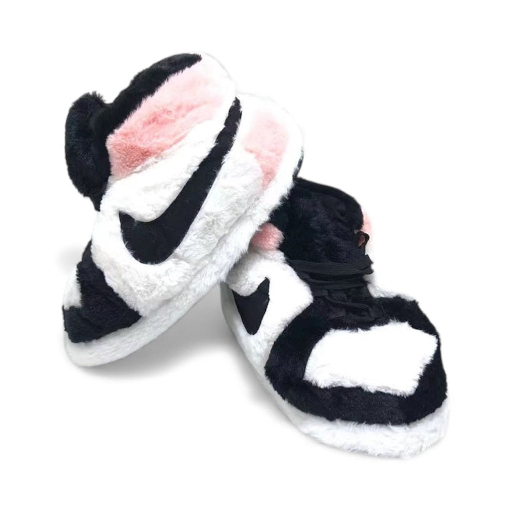 OG Baby Pink Jordan Sneaker Slippers - Best Plush Comfort Shoes