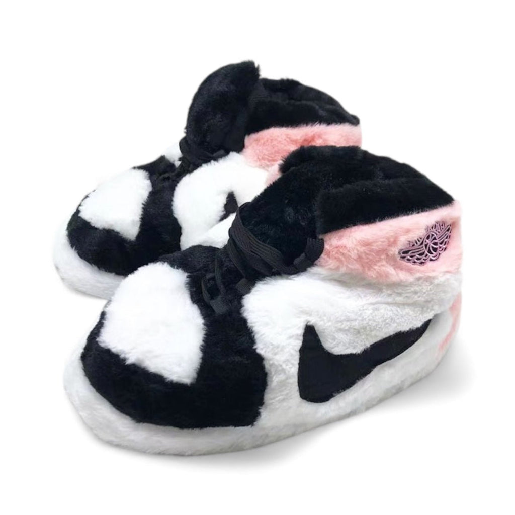 OG Baby Pink Jordan Sneaker Slippers - Best Plush Comfort Shoes