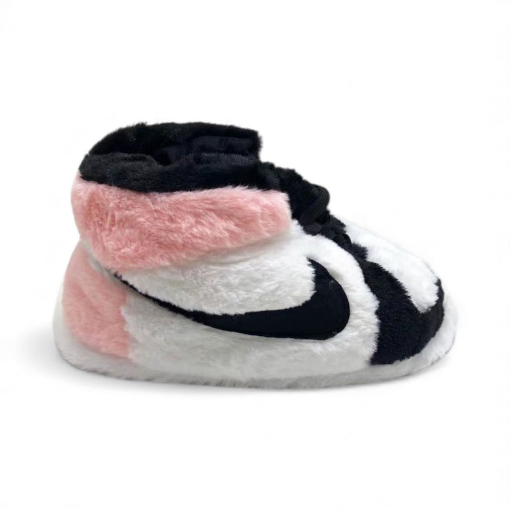 OG Baby Pink Jordan Sneaker Slippers - Best Plush Comfort Shoes