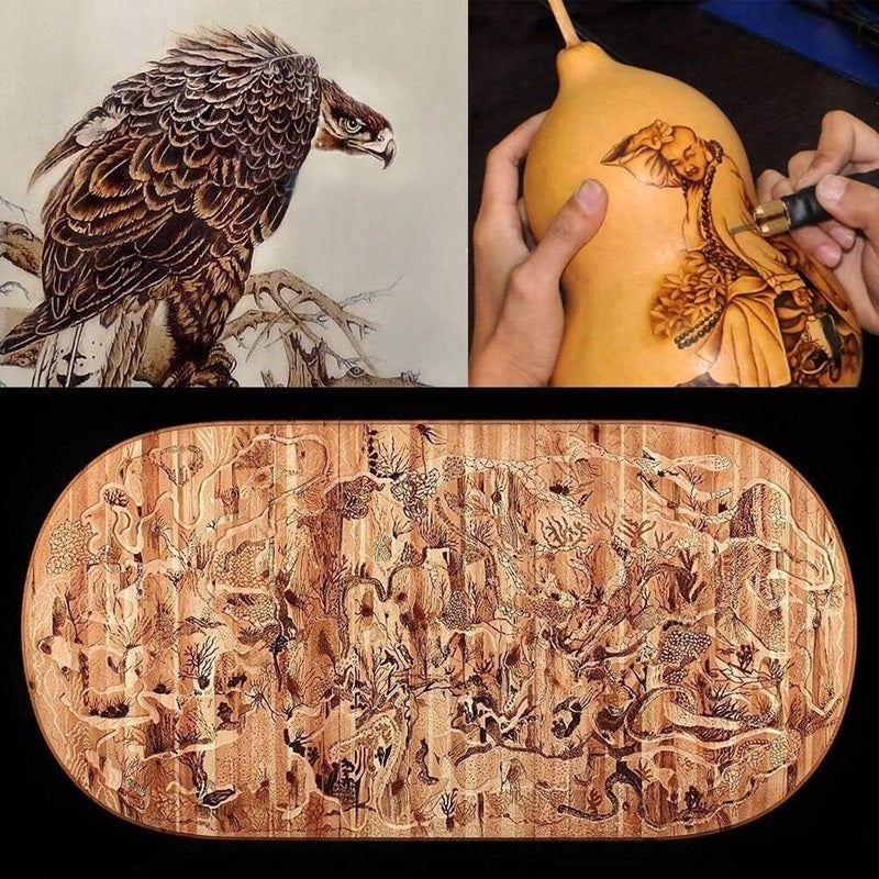 PyroMaster™ Professional Wood Burning Kit for Artists and Crafters - Best Wood Burning Tool