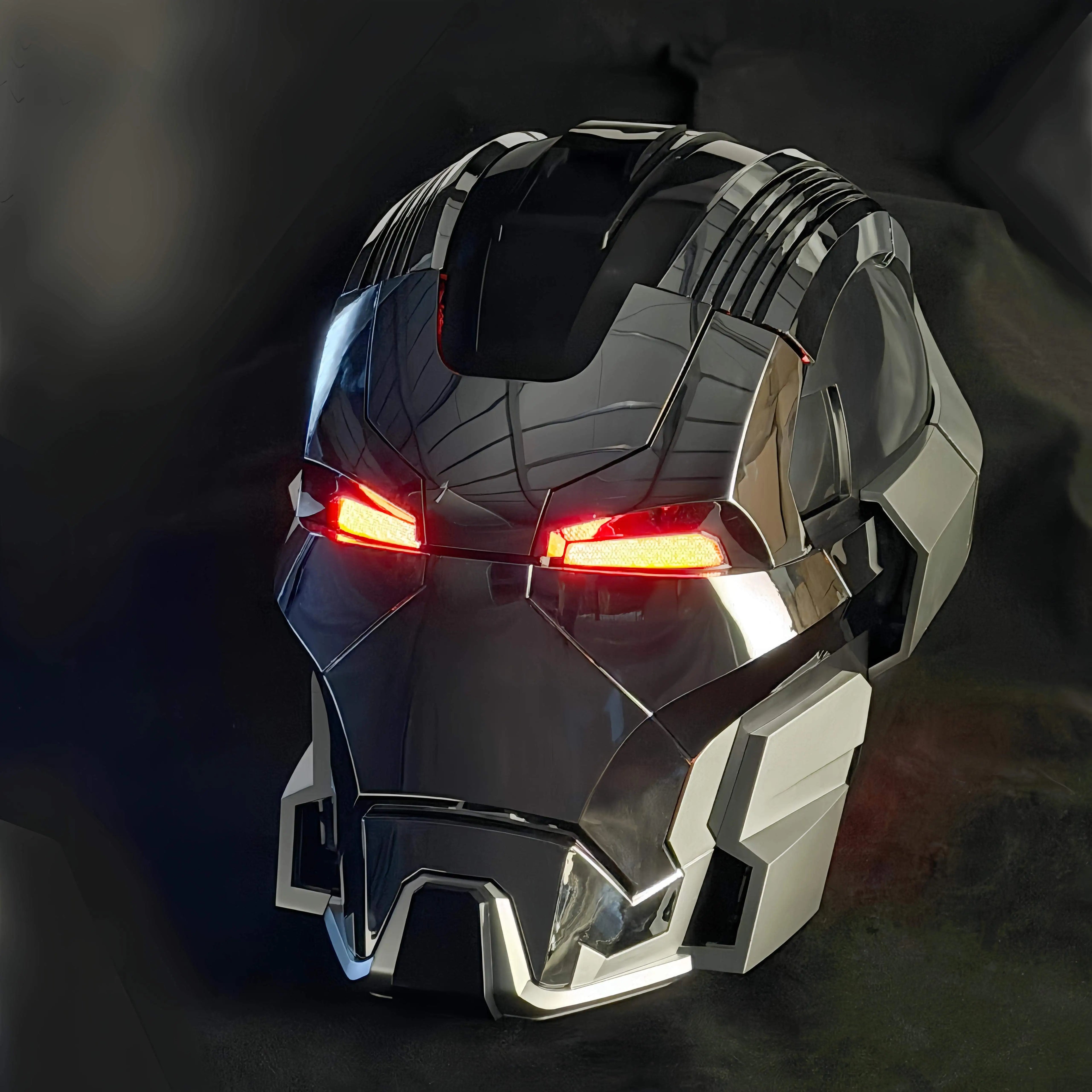 Iron Man MK17 Heartbreaker Animatronic Helmet 13-Servo Voice Control LED Wearable Collectible Prop