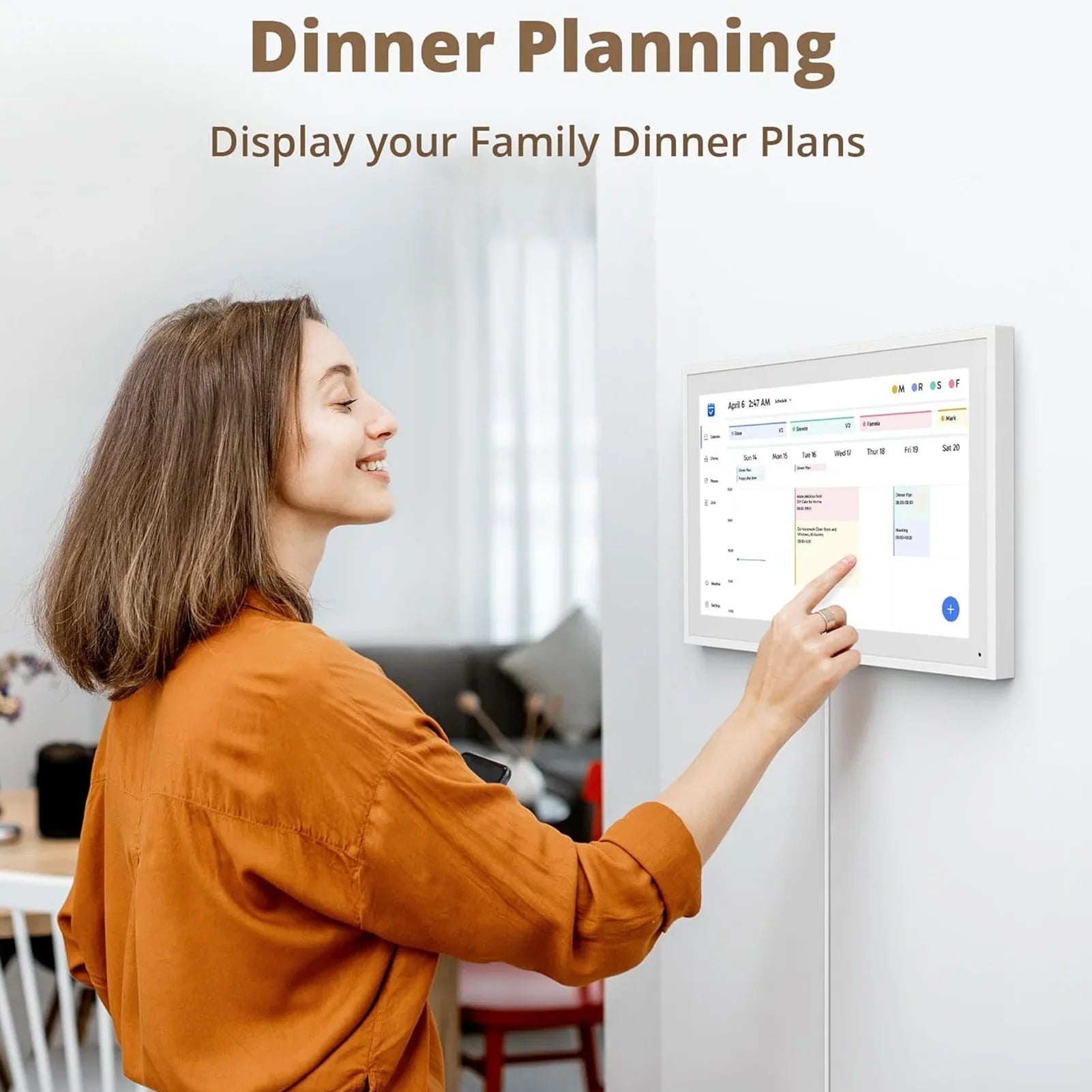 SmartHub™ 15.6-Inch Digital Family Calendar | The 2026 Home Command Center