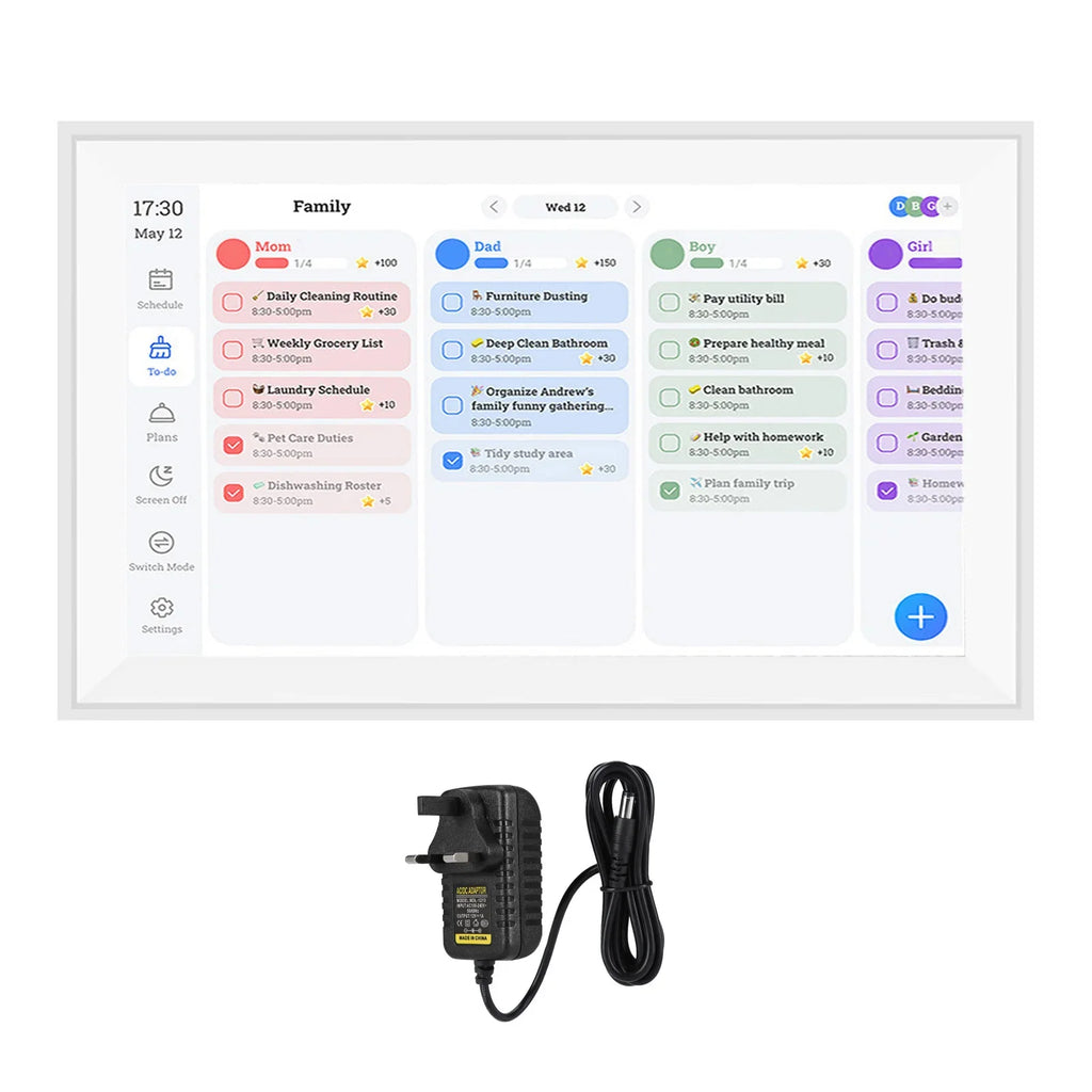 SmartHub™ 15.6-Inch Digital Family Calendar | The 2026 Home Command Center