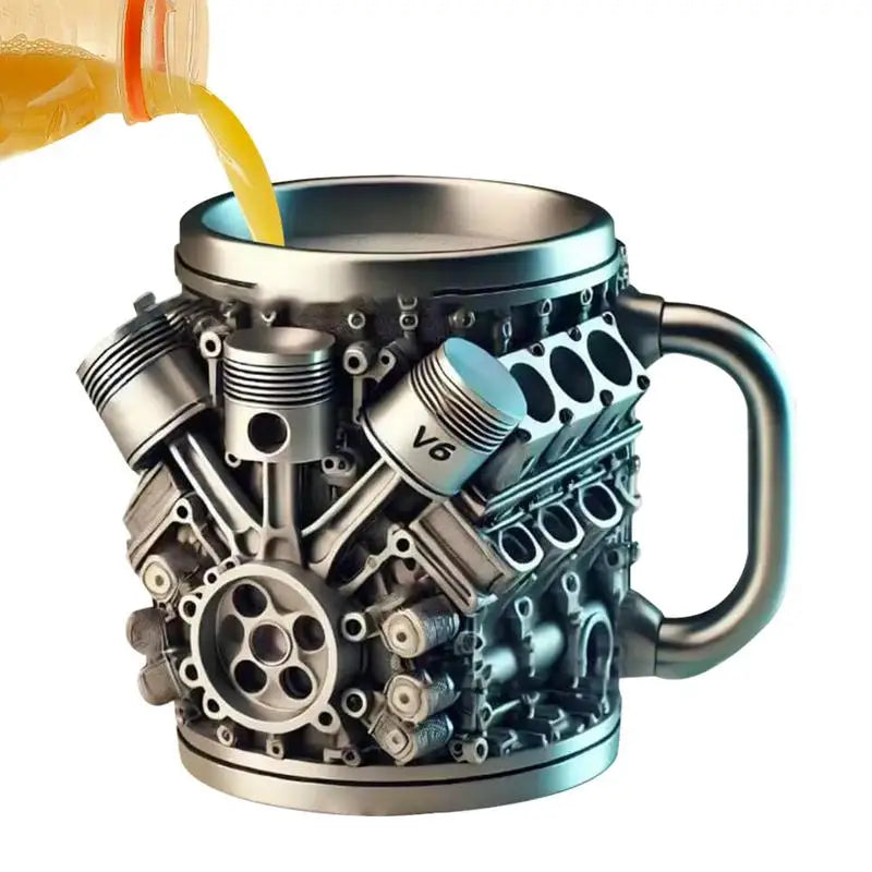 V8 Engines Stainless Steel Tankard Mug