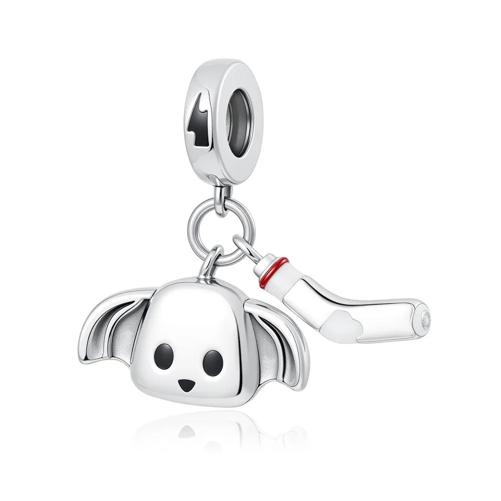 Miniso x Peanuts™ 925 Sterling Silver Snoopy Charm | Popcorn & Watermelon Edition