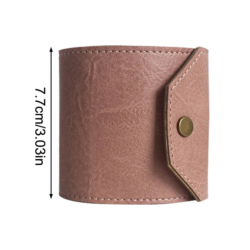 The Cash Wrap Leather Wallet – Luxury Compact Money Organizer & Fast Cash Access Holder