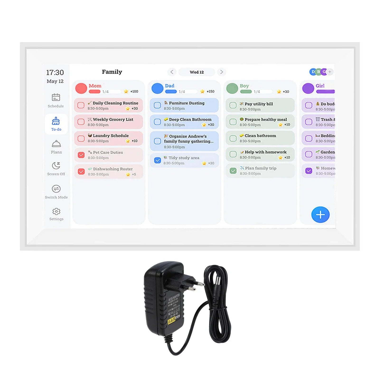 SmartHub™ 15.6-Inch Digital Family Calendar | The 2026 Home Command Center
