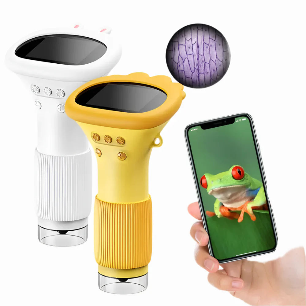 1000X Handheld Digital Microscope 2 Inch IPS Screen For Kids