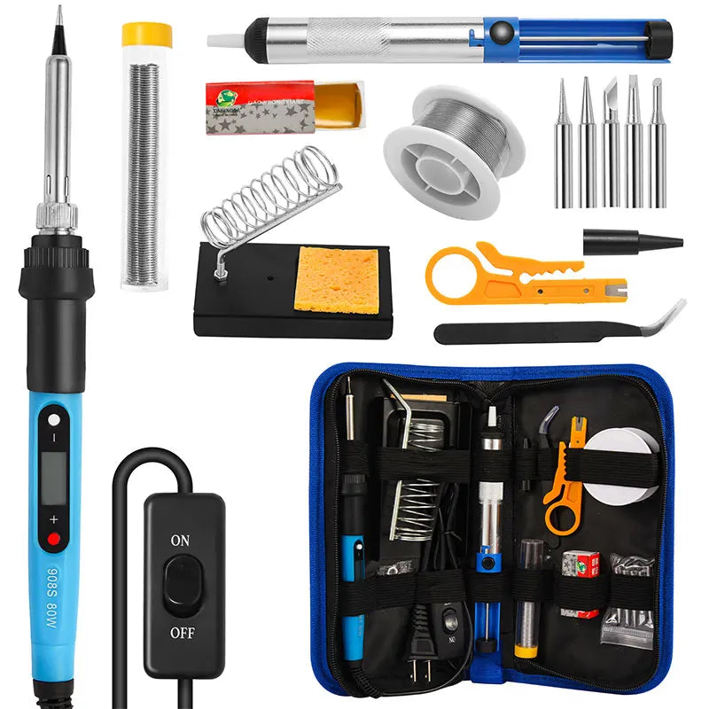 80W Digital Soldering Iron Kit – Precision Welding & Repair Tool