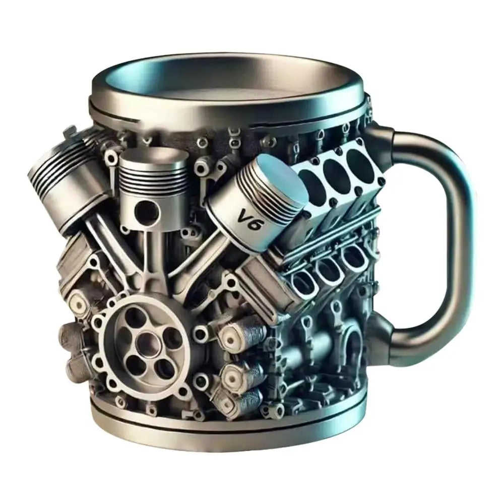 V8 Engines Stainless Steel Tankard Mug