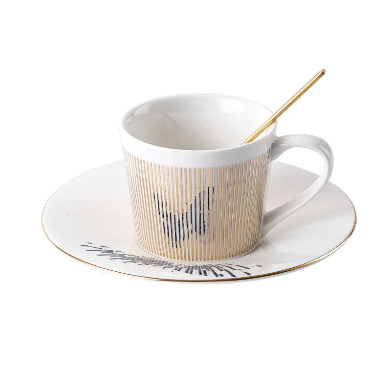 Luycho Anamorphic Mirror Reflection Cup | Creative Horse & Hummingbird Coffee & Tea Set