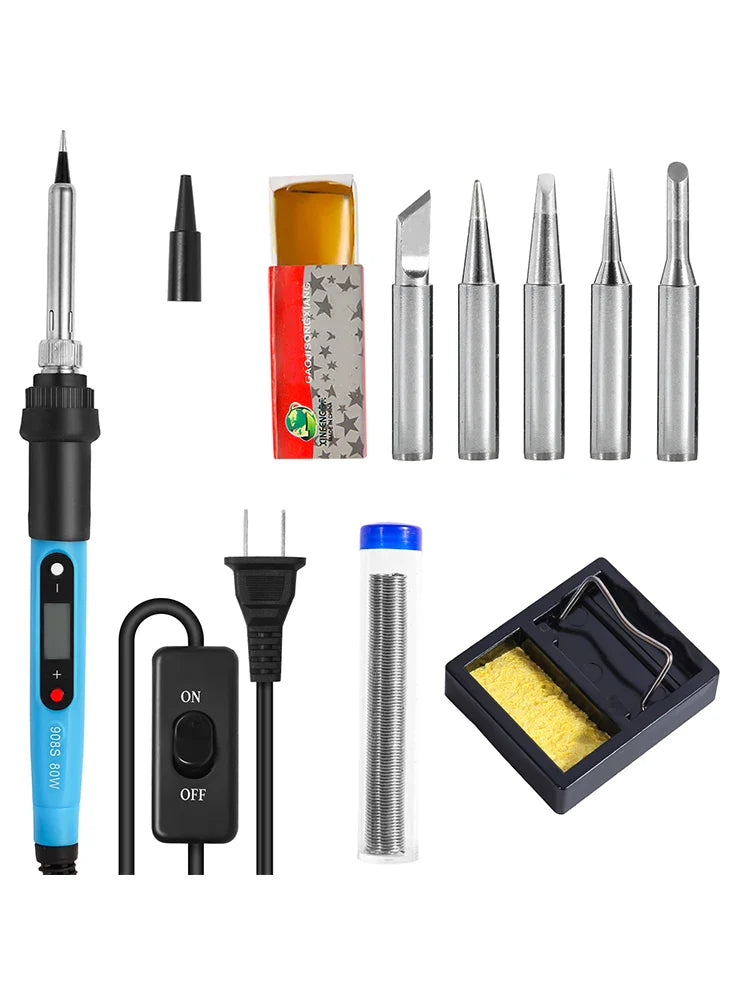 80W Digital Soldering Iron Kit – Precision Welding & Repair Tool