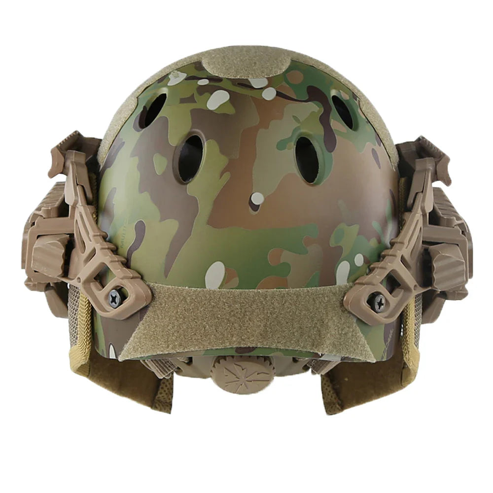 IronGuard™ Full-Protection Tactical Helmet | Integrated Steel Mesh System