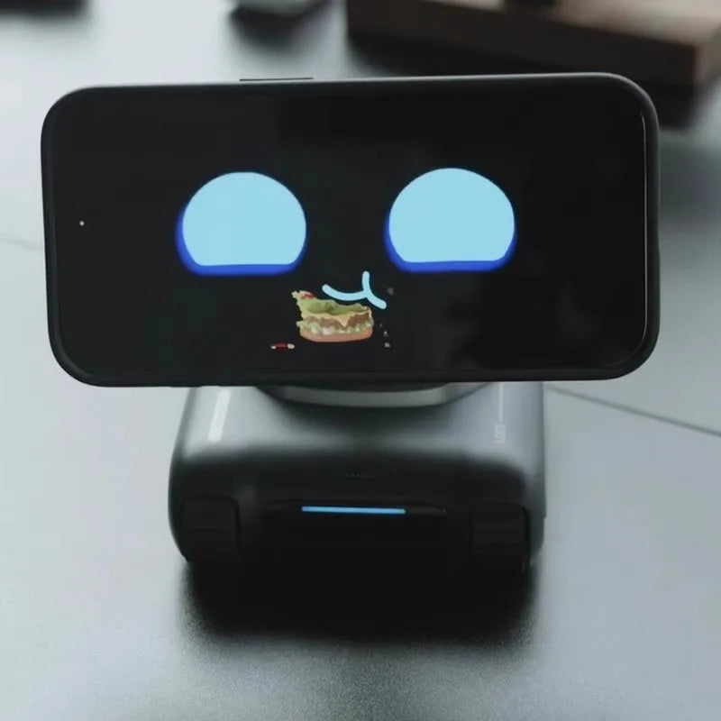 LOOi Smart Desktop Robot – AI Mobile Assistant with Face Recognition & Wireless Charging