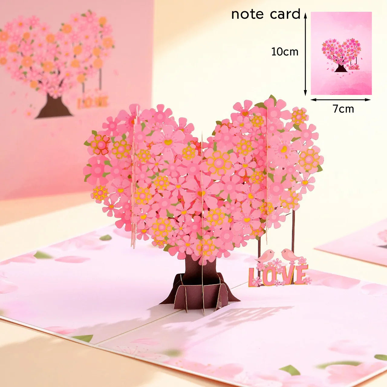 Premium 3D Pop-Up Flower Bouquet Card | Forever Floral Greeting Set