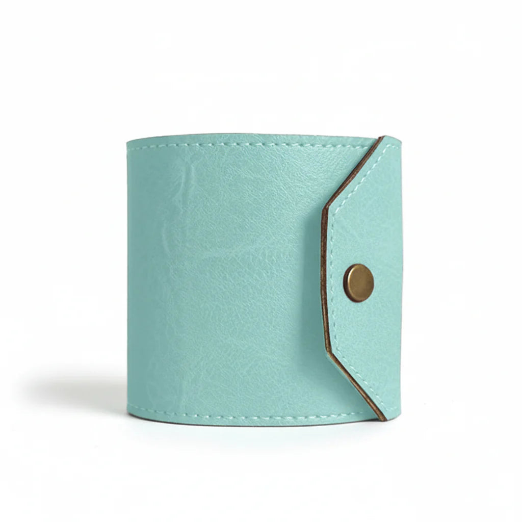 The Cash Wrap Leather Wallet – Luxury Compact Money Organizer & Fast Cash Access Holder