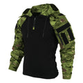 Tactical Camouflage Combat T-Shirt | Wear-Resistant Airsoft & Hunting Apparel