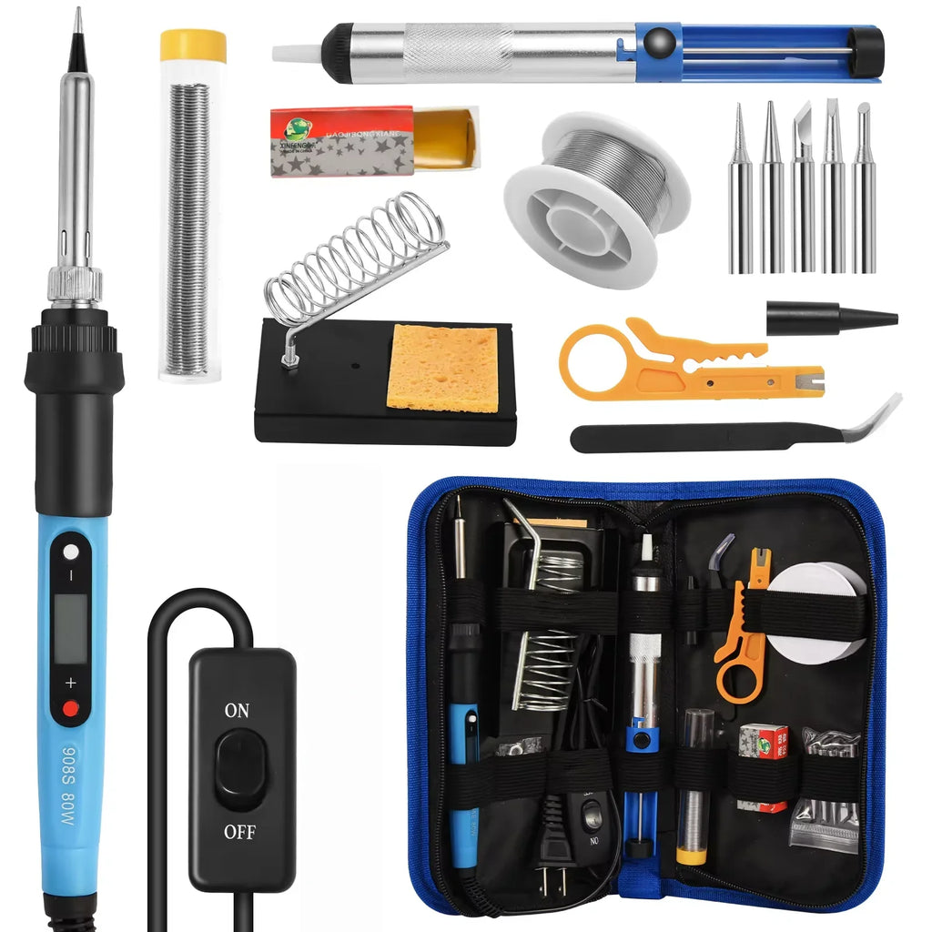 80W Digital Soldering Iron Kit – Precision Welding & Repair Tool