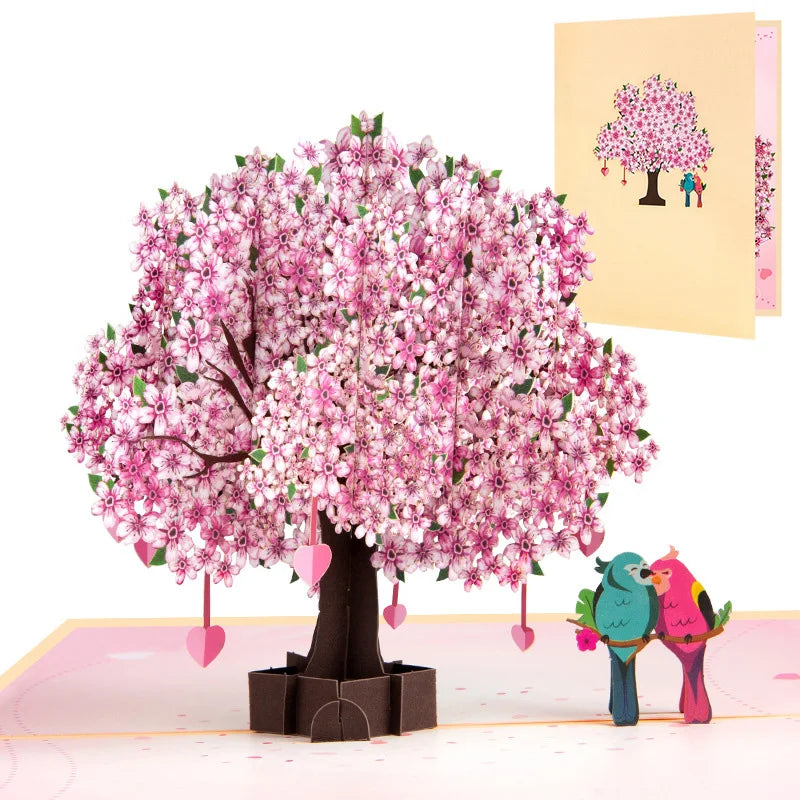 Premium 3D Pop-Up Flower Bouquet Card | Forever Floral Greeting Set