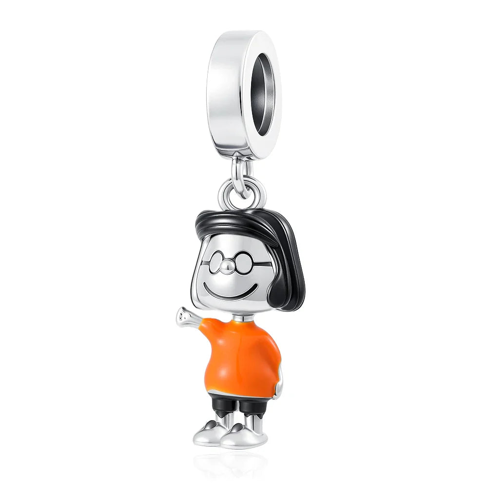 Miniso x Peanuts™ 925 Sterling Silver Snoopy Charm | Popcorn & Watermelon Edition