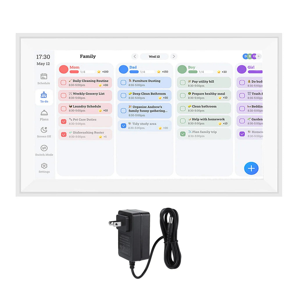 SmartHub™ 15.6-Inch Digital Family Calendar | The 2026 Home Command Center