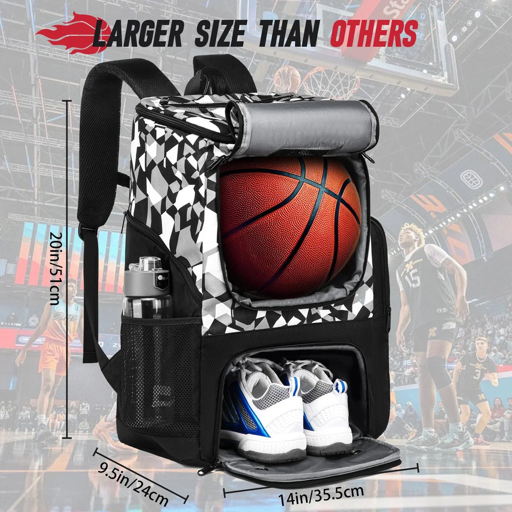 Basketball & Sports Training Backpack with Separate Compartments