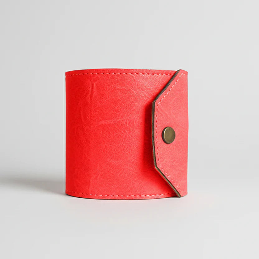 The Cash Wrap Leather Wallet – Luxury Compact Money Organizer & Fast Cash Access Holder