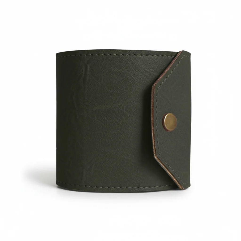 The Cash Wrap Leather Wallet – Luxury Compact Money Organizer & Fast Cash Access Holder