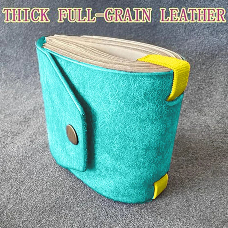 The Cash Wrap Leather Wallet – Luxury Compact Money Organizer & Fast Cash Access Holder