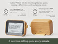 Literary Quote Clock | Tells Time with Famous Book Quotes | The Ultimate Gift for Bibliophiles
