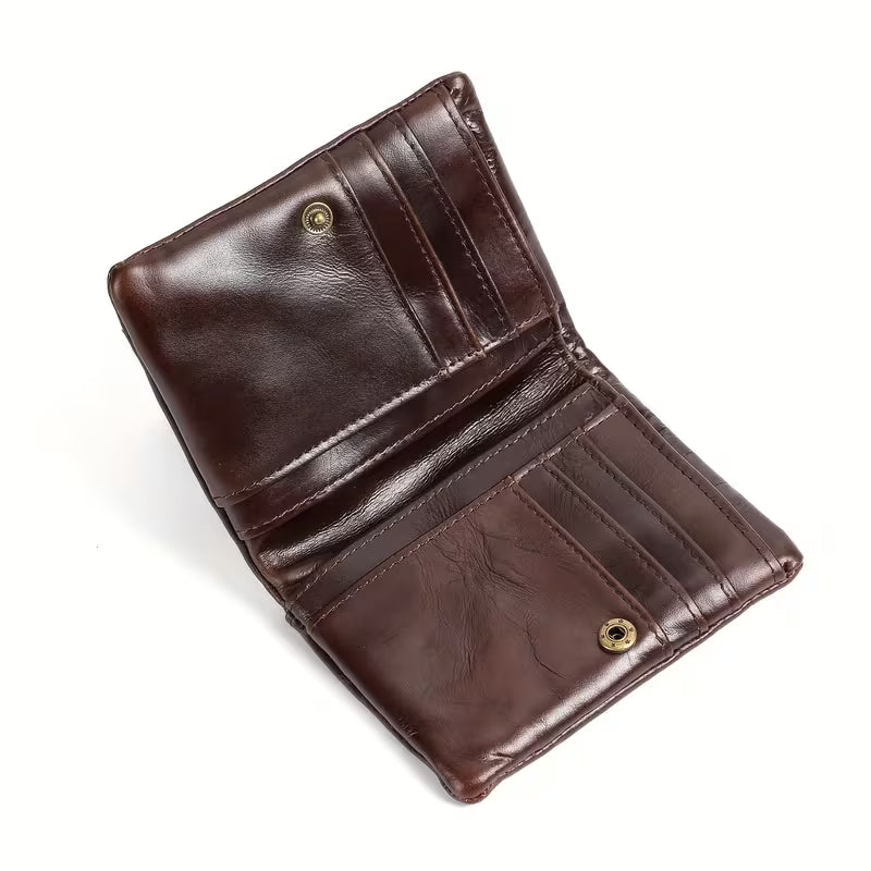 Top Grain Cowhide Men's Leather Wallet