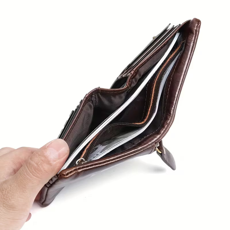 Top Grain Cowhide Men's Leather Wallet