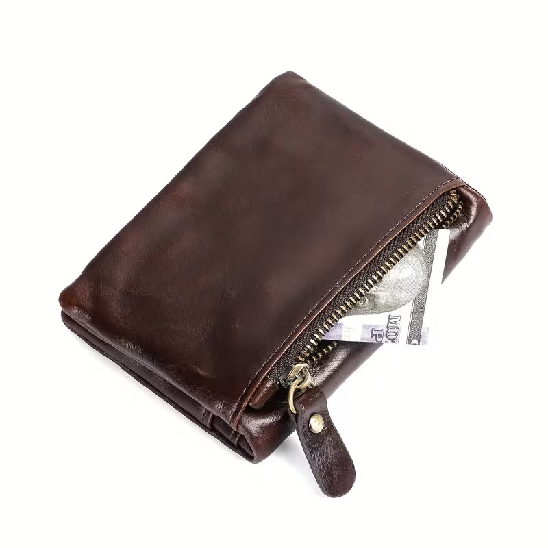 Top Grain Cowhide Men's Leather Wallet