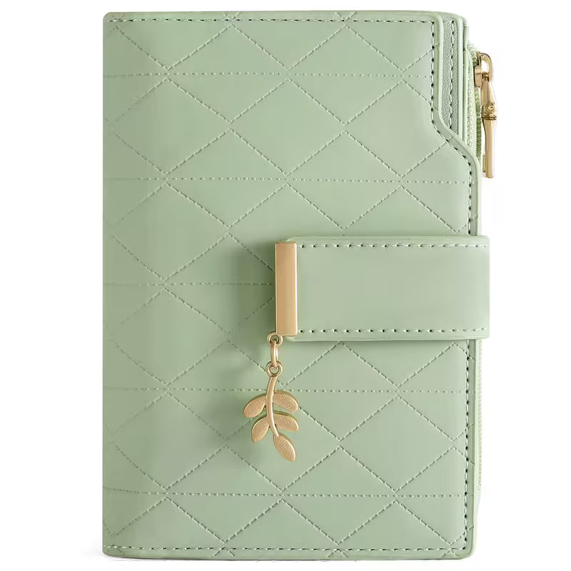 Women's Bifold Wallet with Card Holder & Snap Closure