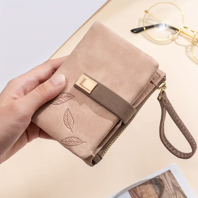 Women's Printed Short Wallet & Coin Purse