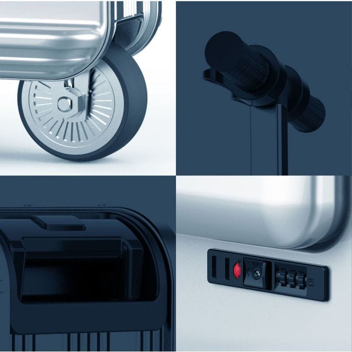 Airwheel SE3miniT Smart Riding Electric Suitcase 20' 26L 13km/h IF Award Ergonomic Carry-On TSA App