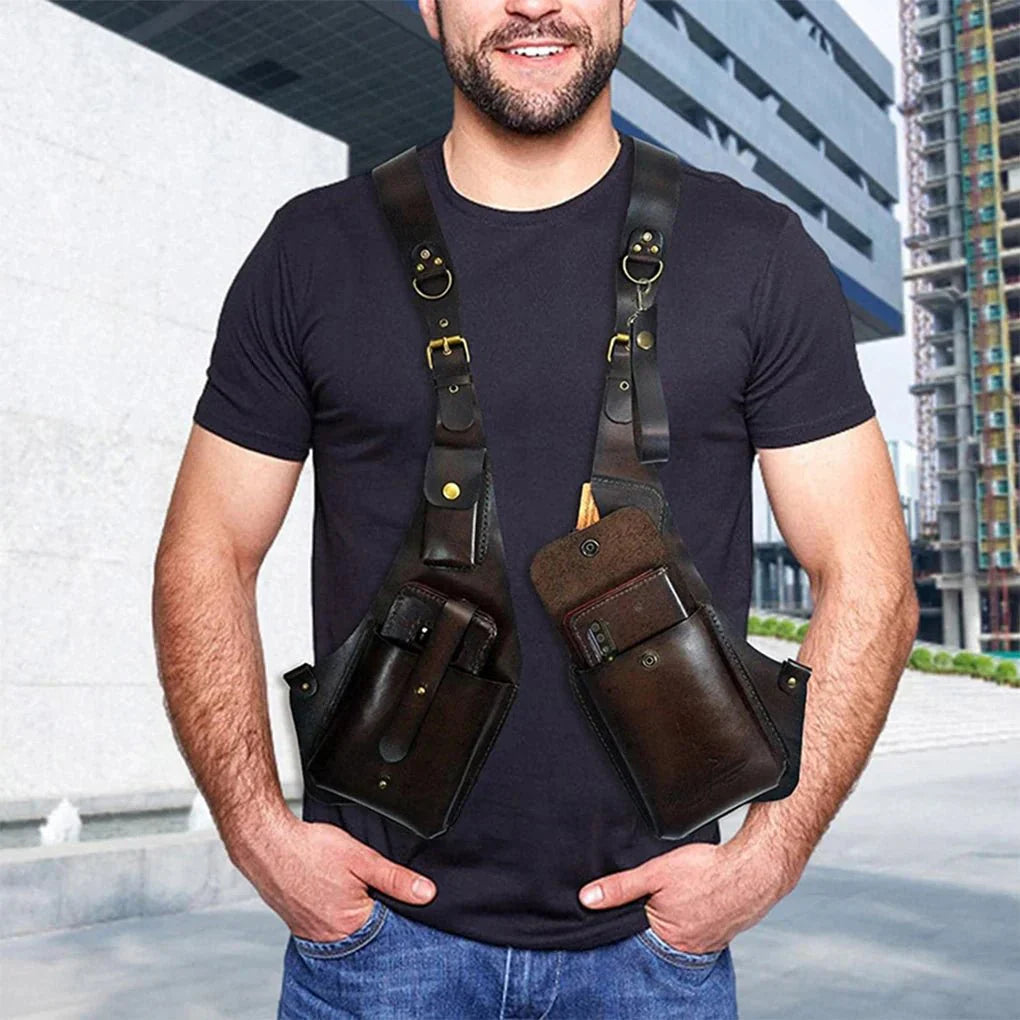 Anti-Theft Holster Bag With Adjustable Strap - Practical And Versatile Wide Harness Bag