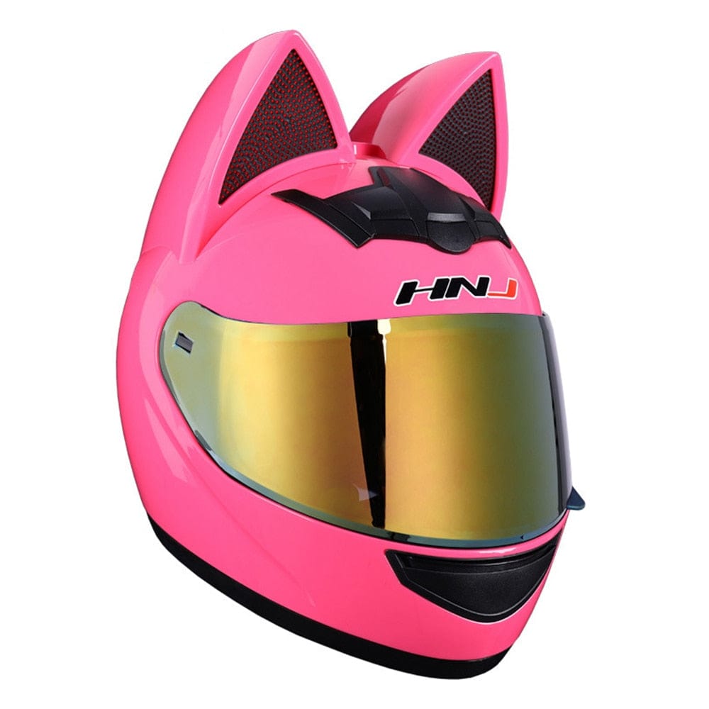CatEars Detachable Cat-Ear Motorcycle Helmet DOT ECE Certified Limited Edition Full Face Anti-Fog