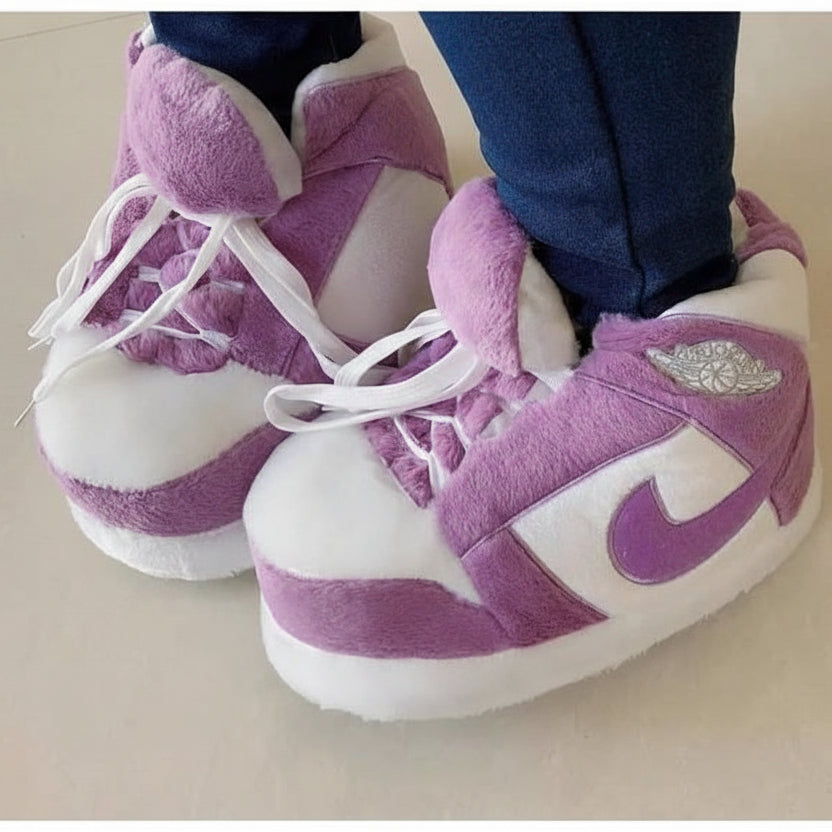 Jordan Max Air Retro Sneaker Slipper Dunk House Shoes Plush Comfort Non-Slip Indoor Unisex Gift