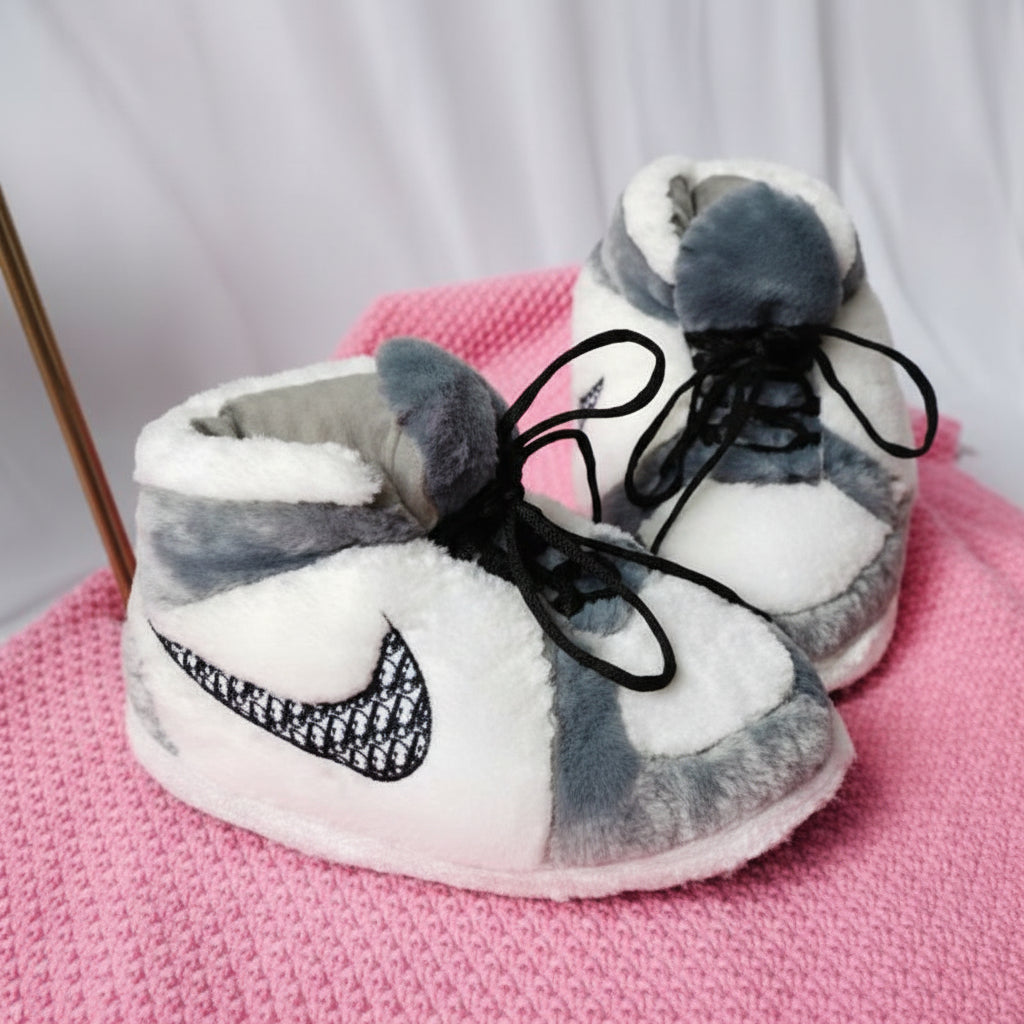 Jordan Max Air Retro Sneaker Slipper Dunk House Shoes Plush Comfort Non-Slip Indoor Unisex Gift