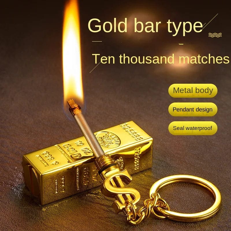 FlameMatch: Gold Key Chain Kerosene
