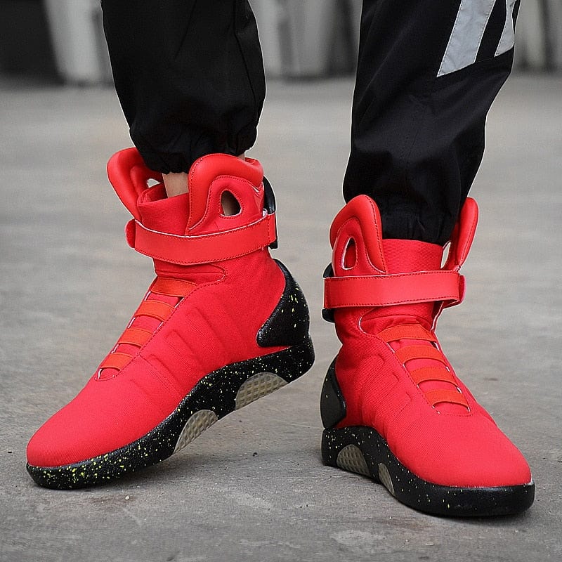 GlowStrides LED Sneaker Boots Back to the Future 2026 Edition 7-Color USB-C Rechargeable Unisex