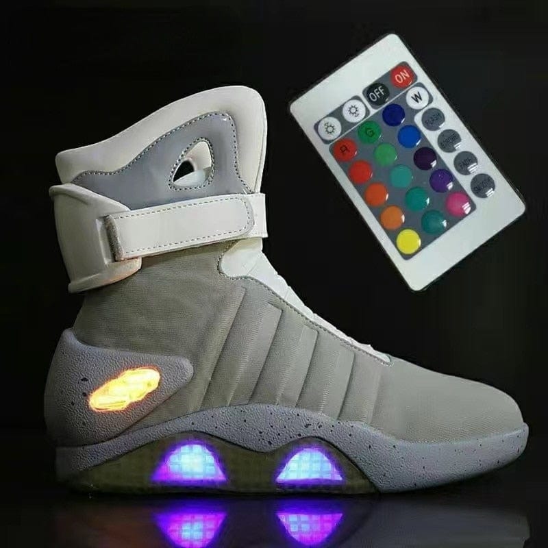 GlowStrides LED Sneaker Boots Back to the Future 2026 Edition 7-Color USB-C Rechargeable Unisex