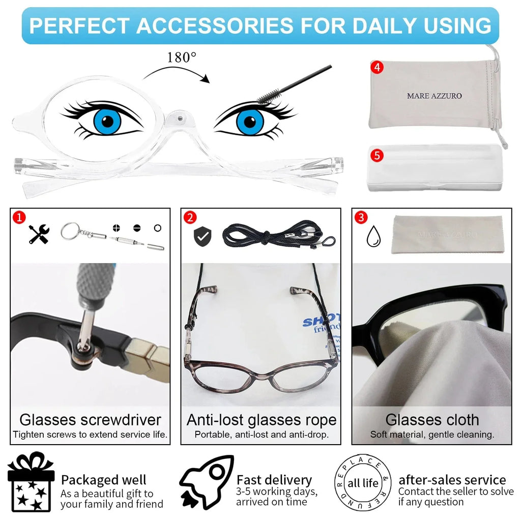 GlamReaders: Makeup Reading Glasses for Women